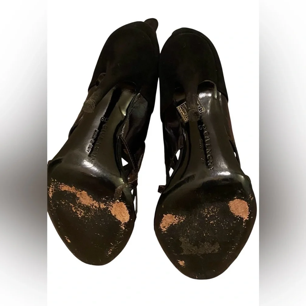 Authentic Givenchy side cutout accent gladiator heels - Picture 3 of 4